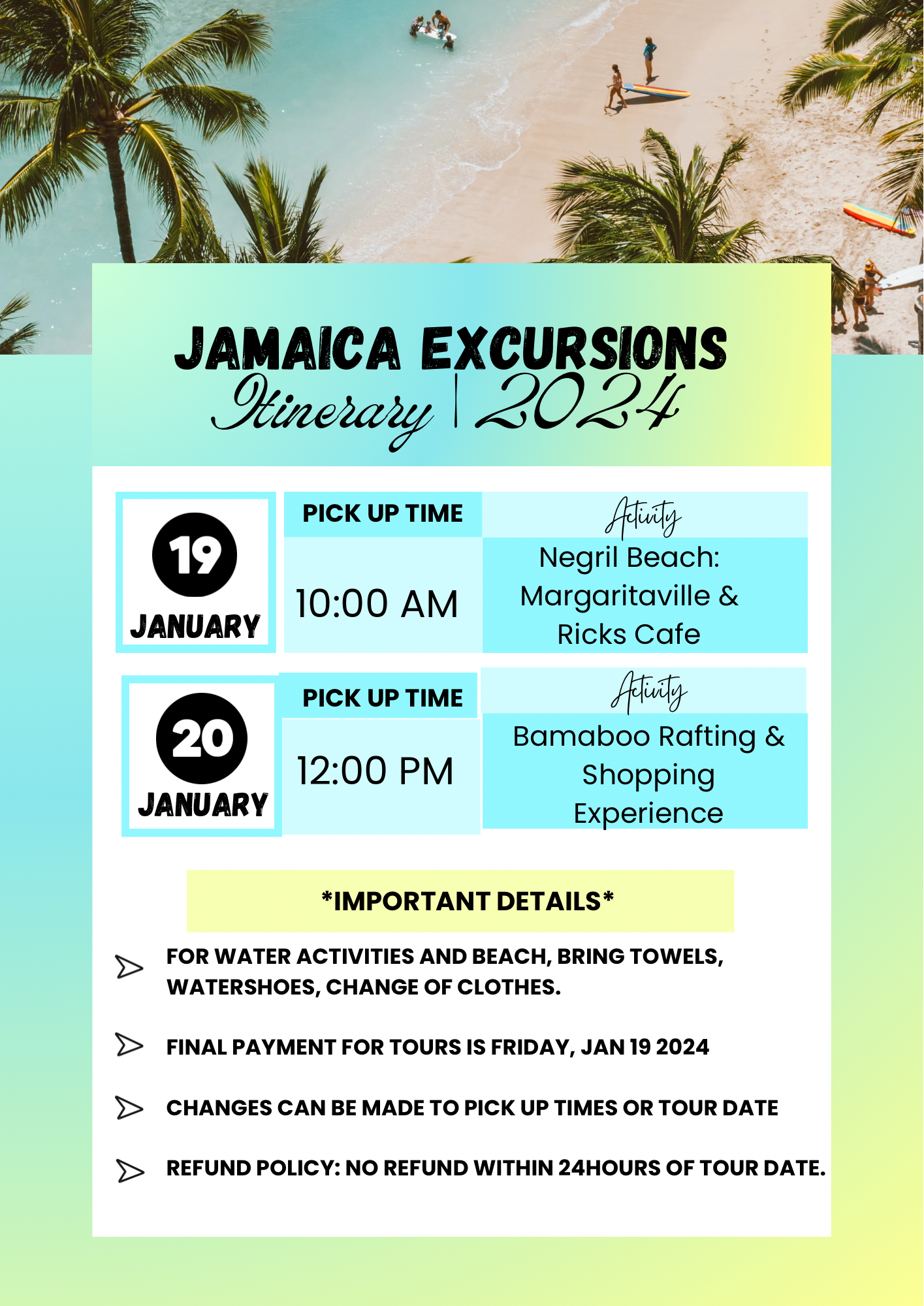 Netta’s Group Trip l Jamaica 2024