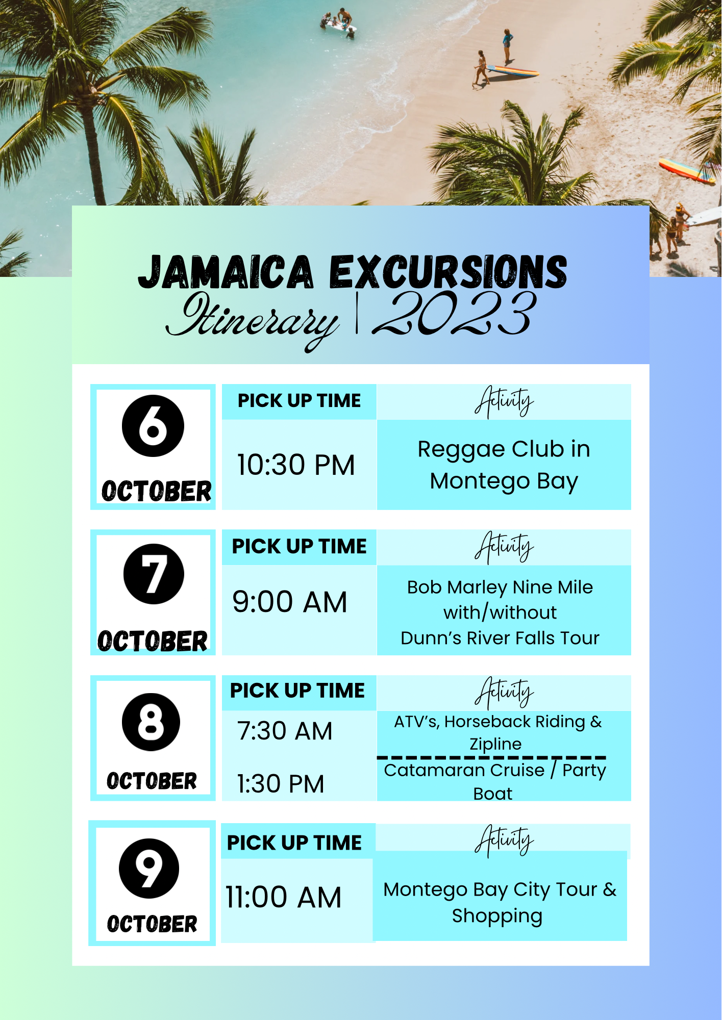 Travels Corner Group | Jamaica 2023