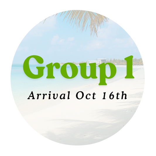 Group 1 Arrival - Friday Oct 16th