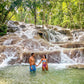 Beautiful view of the Dunns River Falls