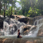Snapping a picture on the Dunns River Falls