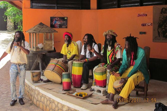 Band performing at the Bob Marley's Nine Mile House