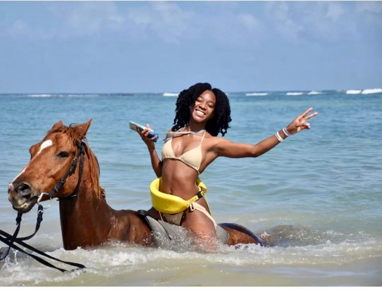 Horseback Riding in the ocean