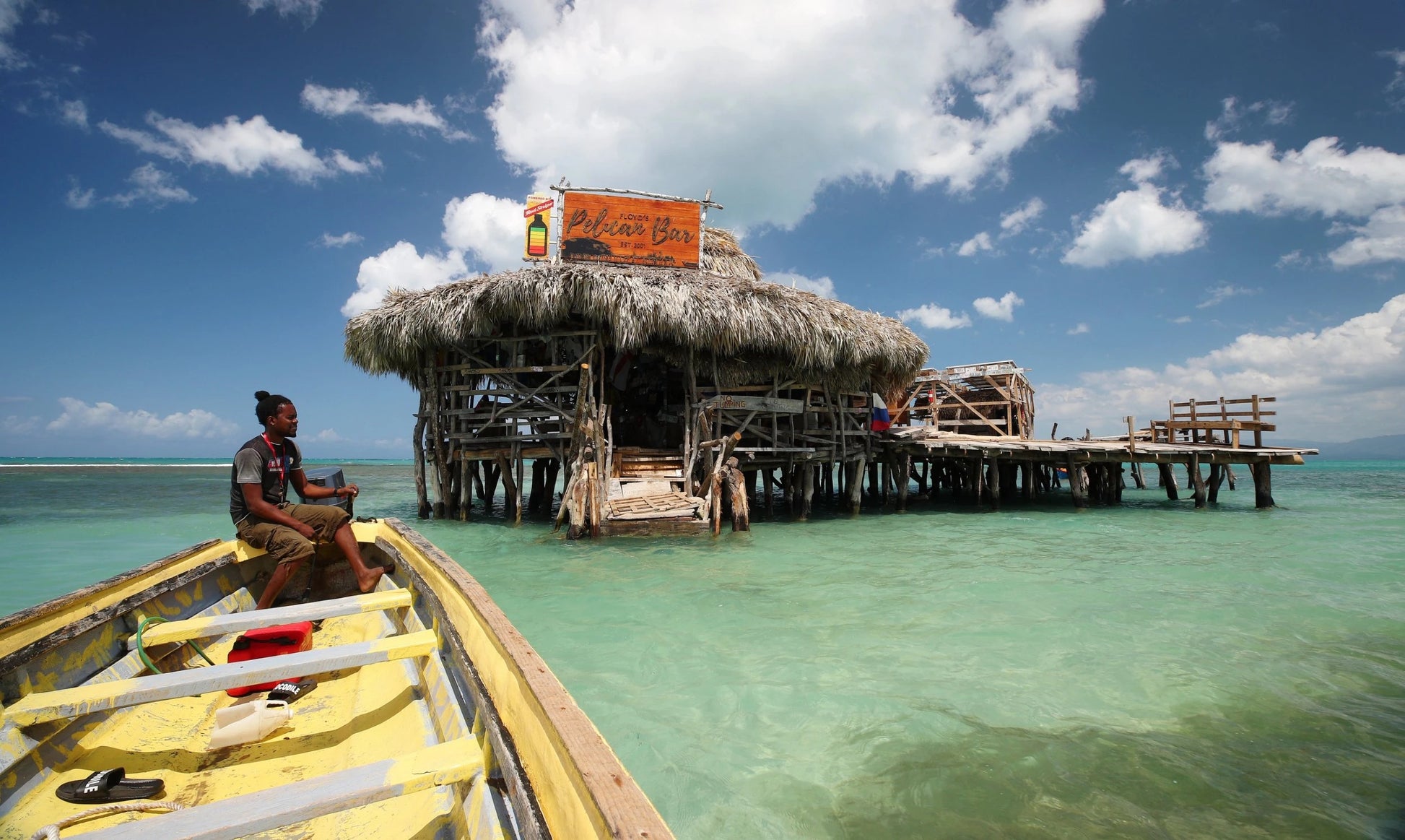 Views of the Pelican Beach Bar