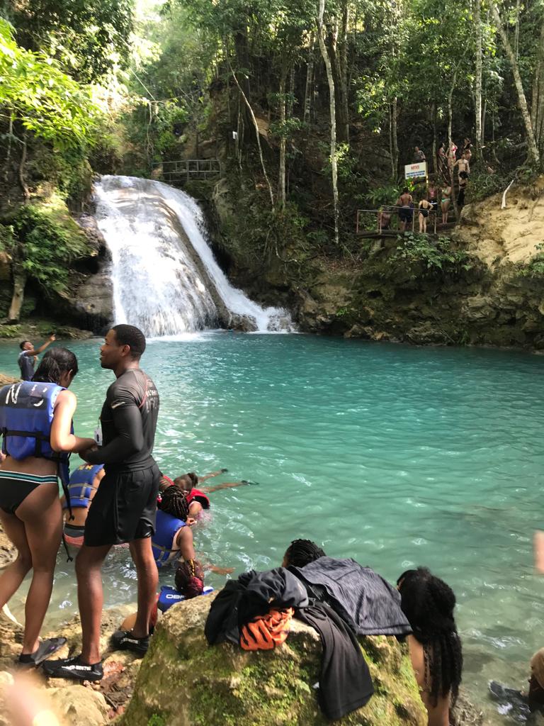 Waterfalls at Blue Hole